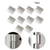 10PCS Wooden Box Hinge Windows Tri-Fold Right Angle 4-Hole Flat Hinge Cabinet Door Hinge Furniture Hardware Accessories