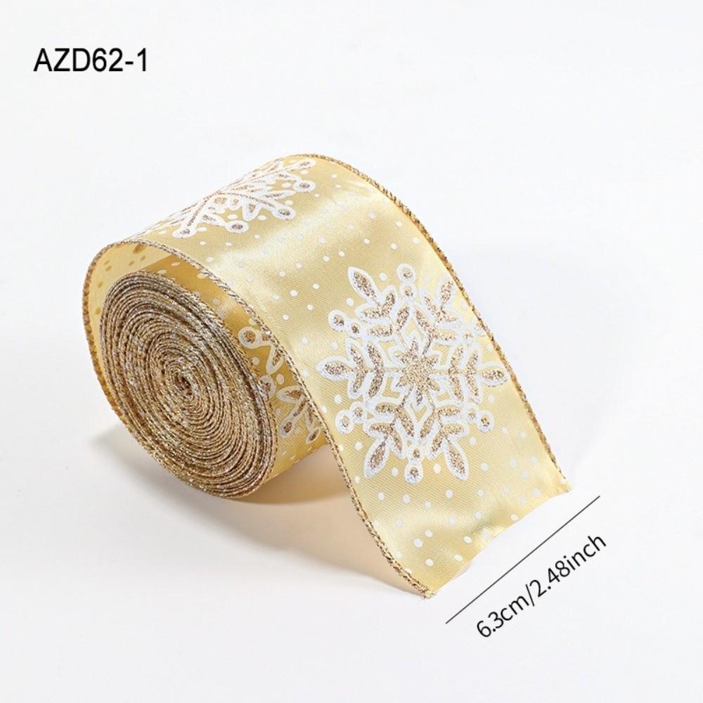 2М Изысканная Рождественская Лента DIY Тканевая Лента Новая Тканая Тесьма Упаковка Подарков