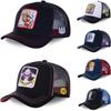 High Quality Anime Cartoon Anime Snapback Baseball Cap Unisex Women Hip Hop Dad Mesh Trucker Hat Dropshipping