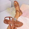 New Shoes for Women Summer Wedge Sandals Thick-soled Retro Comfortable Sandals Platform Shoes