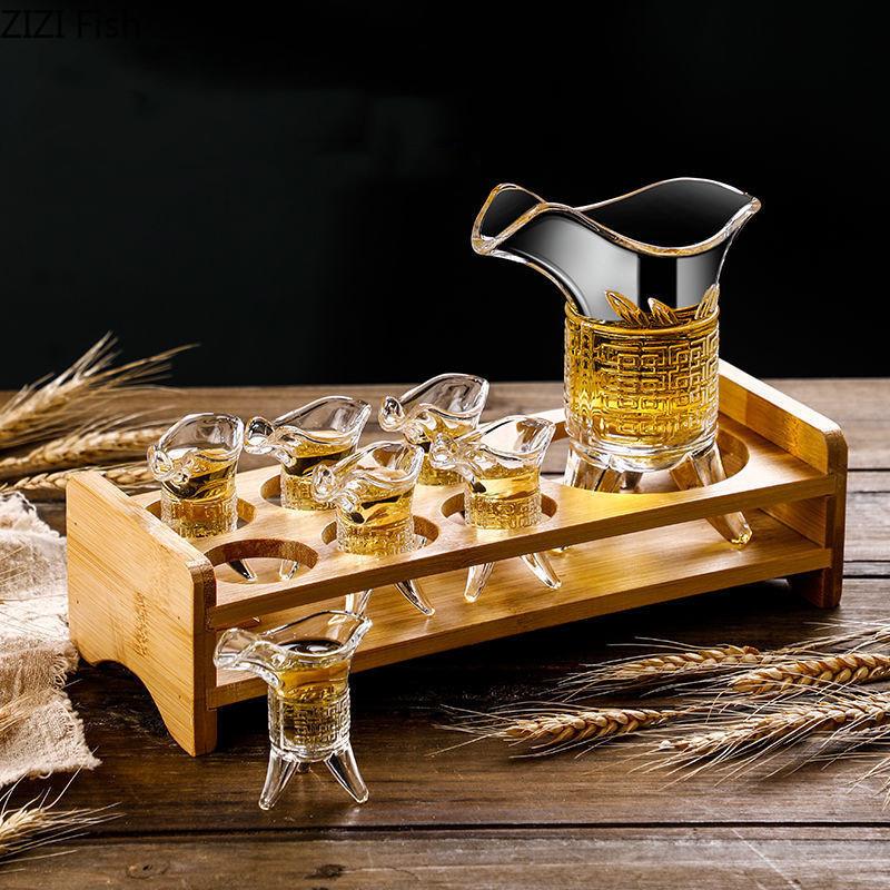 10 мл/100 мл-6 шт./комплект прозрачный набор бокалов для вина бокал для бренди виски водки рюмка скандинавский стиль семейный винный набор для вечеринки