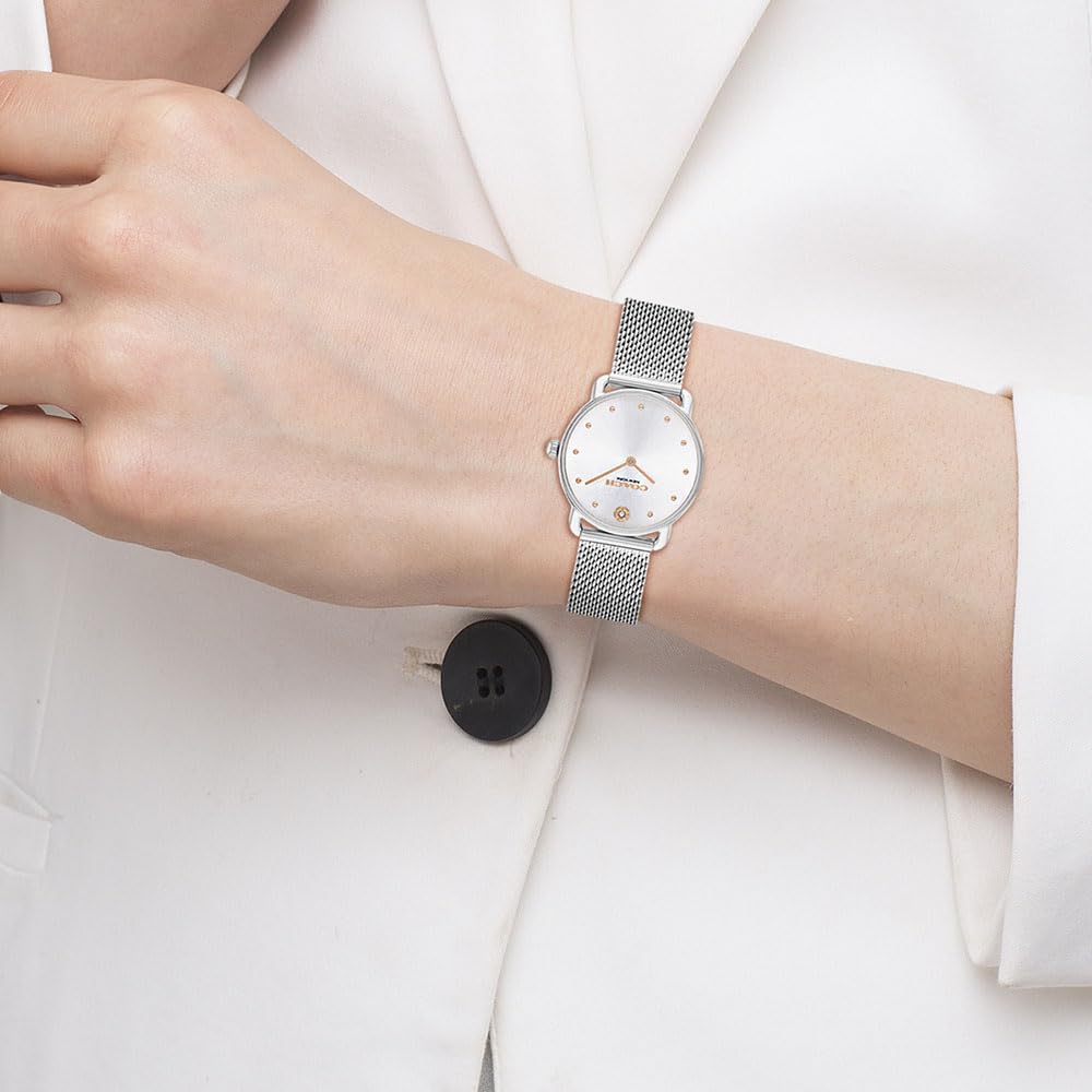 ELLIOT 14504221 Серебряные часы [Coach] Женские