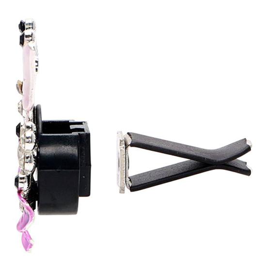 Прекрасная двойная бабочка, автомобильный освежитель воздуха, зажим для духов, аромадиффузор, декор