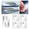 BPNCMO1 8pcs Car Door Bowl Handle Anti-scratch Stickers Protector Film For Nissan Qashqai Juke Leaf Sentra Almera Maxima NOTE X-TRAIL