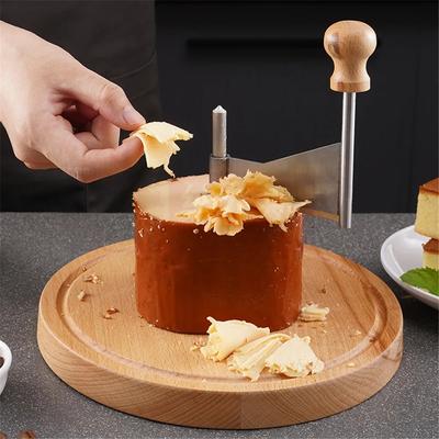 Сырная нарезка сыра Деревянная роторная щетка Ручная кухонная выпечка Скребок для шоколадной крошки Цветочный резак Измельчитель сыра