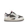 Travis Scott X Air 1 Retro Low OG TD Reverse Mocha Baby Sneakers Brown Sail University-Red DO5441-162