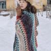 Winter Ethnic Cape Thick Blanket Triangle Scarves Women Scarf Bohemia Scarf Neck Wrap Women Shawl