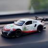 Porsche 911 GT3 RSR Match Version Моделирование Литые игрушечные машинки Звуки и свет Инерционный автомобиль 1:32 Сплавная Модель Суперкара