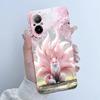 For Realme C67 4G RMX3890 Phone Case Butterfly Flower Girl New Design Soft Silicone TPU Back Housing for Oppo RealmeC67 Covers