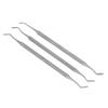 3 Pcs Dental Tools Rust Resistant Stainless Steel Tooth Filling Set Dental Scraper Tooth Tartar Plaque Scraper Remover
