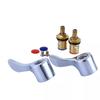 Easy To Install Lever Taps Handle Knob and Turn Tap Valves Replacement Kit