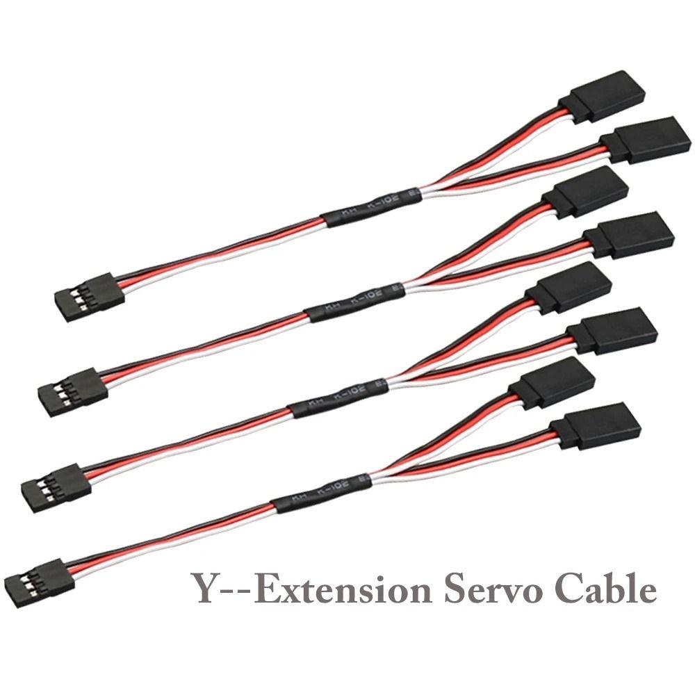 Airplane 150/200/300mm Y Extension Cable Servo Connection Wire RC Servo Extension Wire RC Car Cable