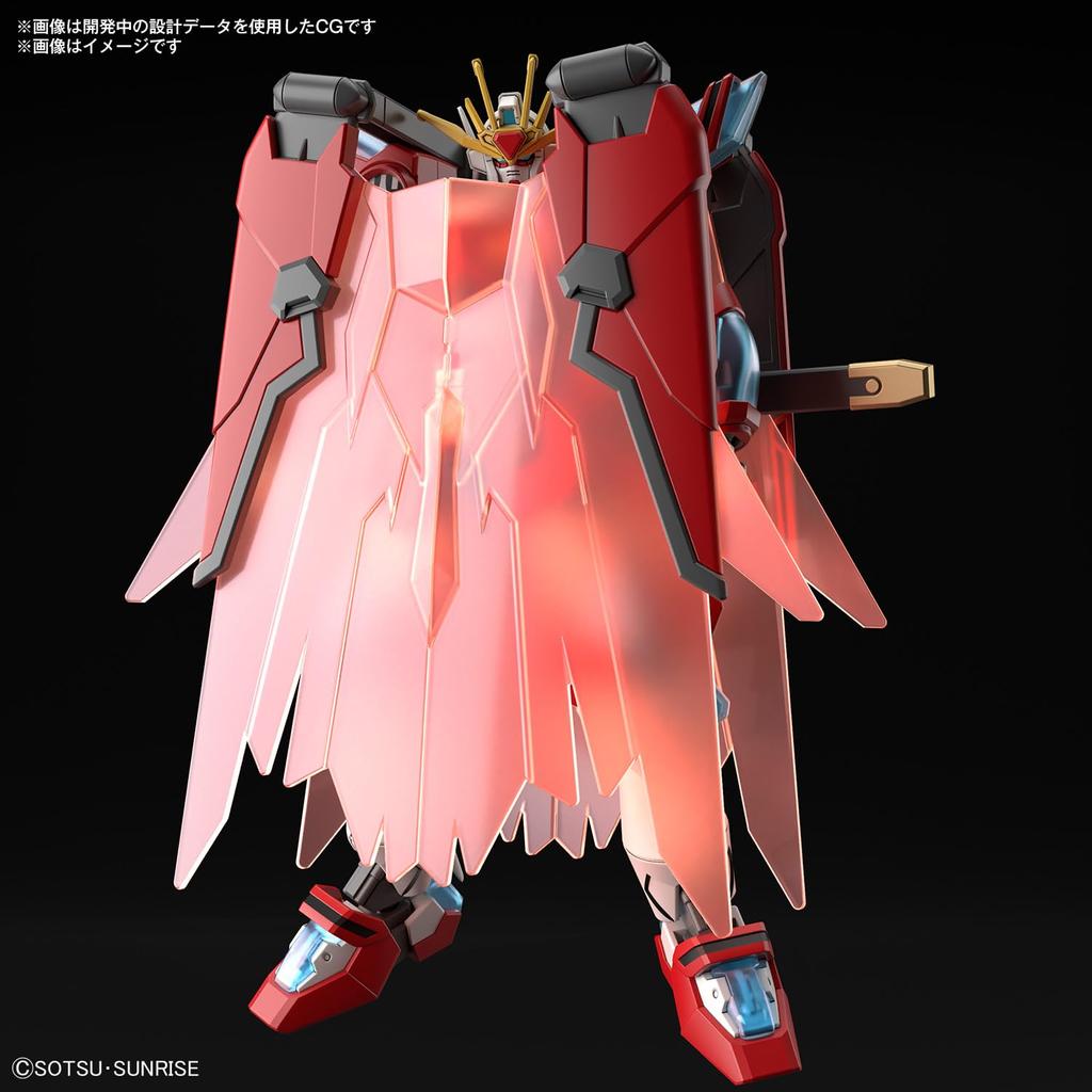 BANDAI SPIRITS Пластиковая модель HG Gundam Build Metaverse God Burning Gundam в масштабе 1/144 с цветовой кодировкой