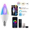 Smart Bulbs Led Light Bulbs, WiFi BL, 2700K-6500K CW& RGB Dimmable, Smart Life/Tuya APP Remote Control, Work with Alexa/Google Home, 470lm 5W