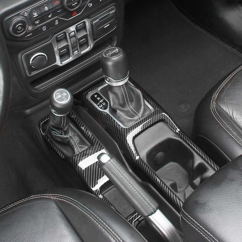 Украшение центральной консоли, переключение передач, привод на 4 колеса, наклейка на панель для Jeep Wrangler JL для JT Gladiator 2018, аксессуары для салона автомобиля