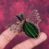 Green Fire Labradorite Pendant Copper Wire Wrapped Jewelry Butterfly Pendant
