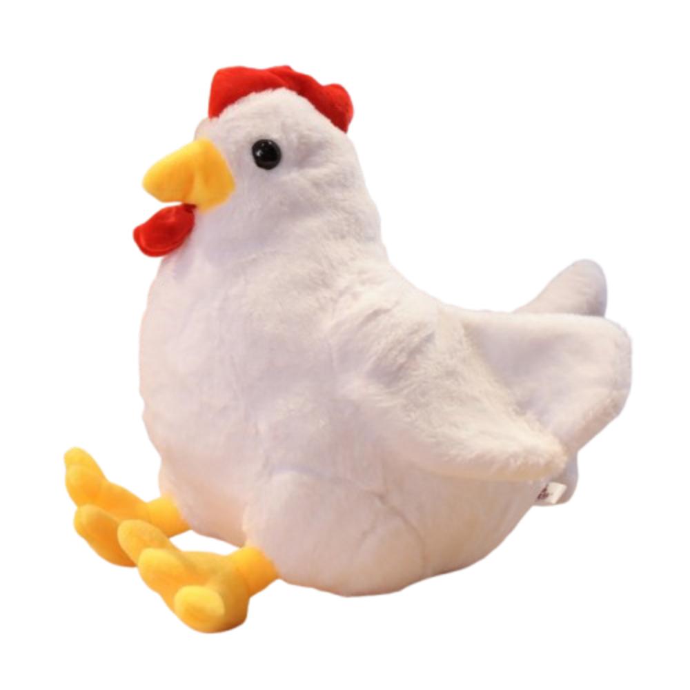 Hen Chick Doll Throw Pillow PP Cotton Chicken Plush Dolls Simulation Chicken Plush Toy Kids Gifts