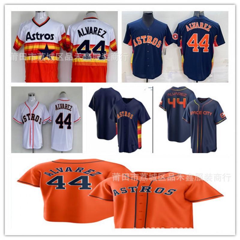 Houston Astros Baseball Jersey 44 Arez Embroidered Cotton Sports Uniform Men Women Adult Fall
