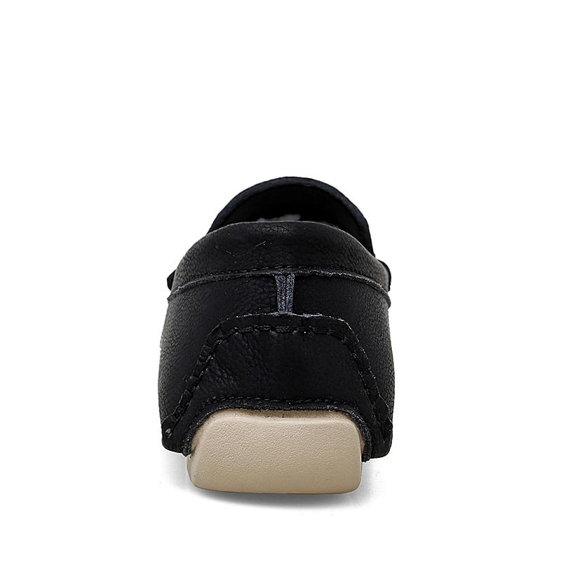 Обувь из натуральной кожи больших размеров, мужские лоферы, удобная повседневная обувь, мужские мокасины на плоской подошве, мужская обувь