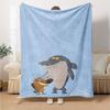 Zig & Sharko Theme Printed Blanket - Perfect for Couch, Bed, Travel & Outdoor Use | Machine Washable, Cozy & Durable.