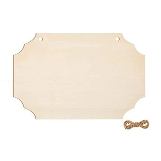 1 комплект подвесных антитрещинных простых знаков, пустых, незаконченных, антицарапающих, для подвешивания, с отверстием для подвешивания, с дизайном живописи и письма