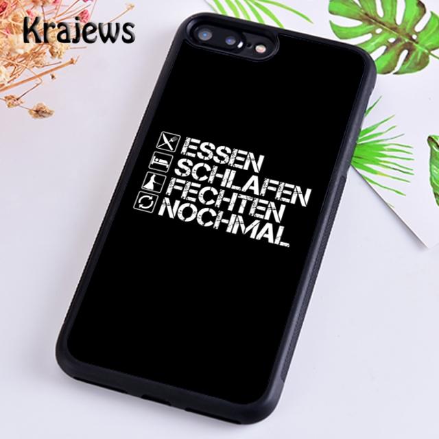 Krajews Ешь Спи Фехтование Сердцебиение Чехол для Телефона Для iPhone 17 Air 16 15 14 plus 11 12 13 pro max coque Fundas