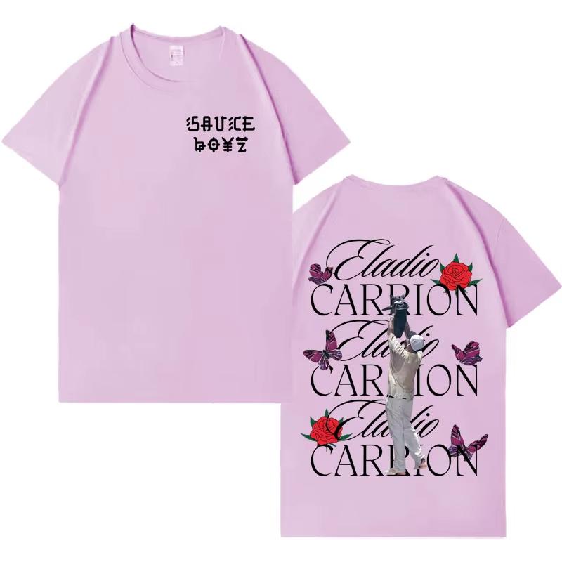 Rapper Eladio Carrion Album Tour Teenagers Tee Men Women summer Graphic Casual Gothic Humor High Quality Tshrits Fans Gift