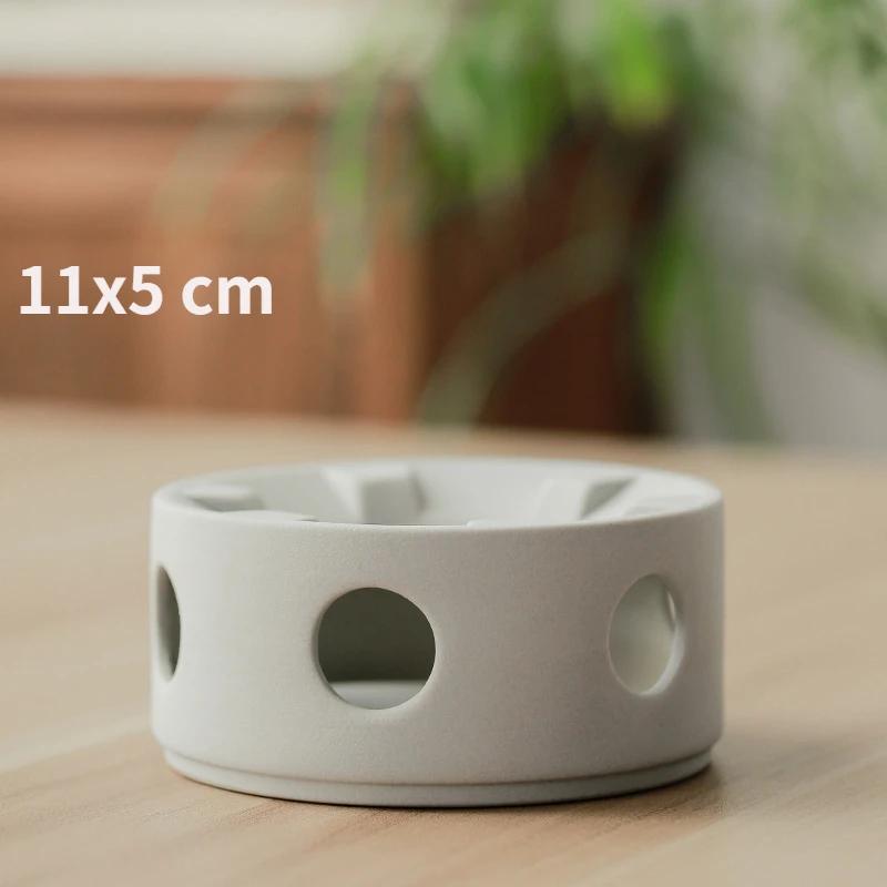 Керамический горшок с балкой Far Mountain, чайник, грубая керамика, теплый чайный сервиз, цветочный чайник, свеча, грелка для чая, теплоизоляционная подставка, печка для чая