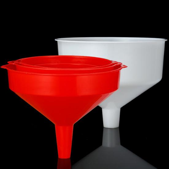 Набор пластиковых воронок пищевого класса с широким горлом для переливания жидкостей, масла, вина