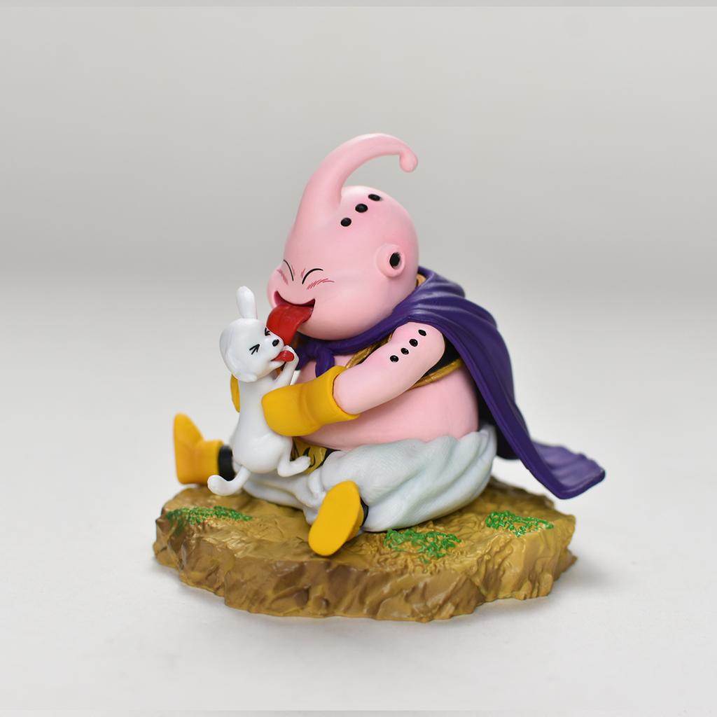 8cm Dragon Ball Majin Buu Anime Figures Q Version Figurine Pvc Statue Gk Model Toys Collectible Decoration Desktop Gifts