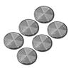 6pcs Round Reflectors Self Adhesive 2.24in Safety Reflector for Mailboxes Driveway Tunnels Post Cars Trailer White