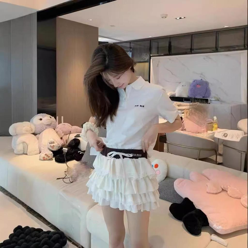 Корейский пике-топ-поло в стиле Чжан Юаньин — молодежный образ для колледжа