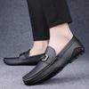 Classic Comfort Walking Shoe Moccasins Genuine Leather Soft Loafers Mens Luxury Designer Office Shoes High Quality Slip-On Flats