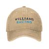 Кепка Williamsd Racing Team Мужская Женская Потертая Стиранная Snapback Кепка Мотоспорт На Открытом Воздухе Летняя Регулируемая Кепка