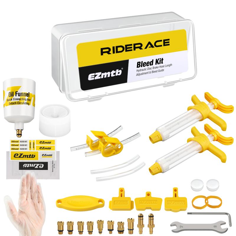 RIDERACE Bicycle Hydraulic Disc Brake Oil Bleed Kit Tools Ezmtb For SHIMANO SRAM Avid MAGURA Road Cycling MTB Bike Repair Tool