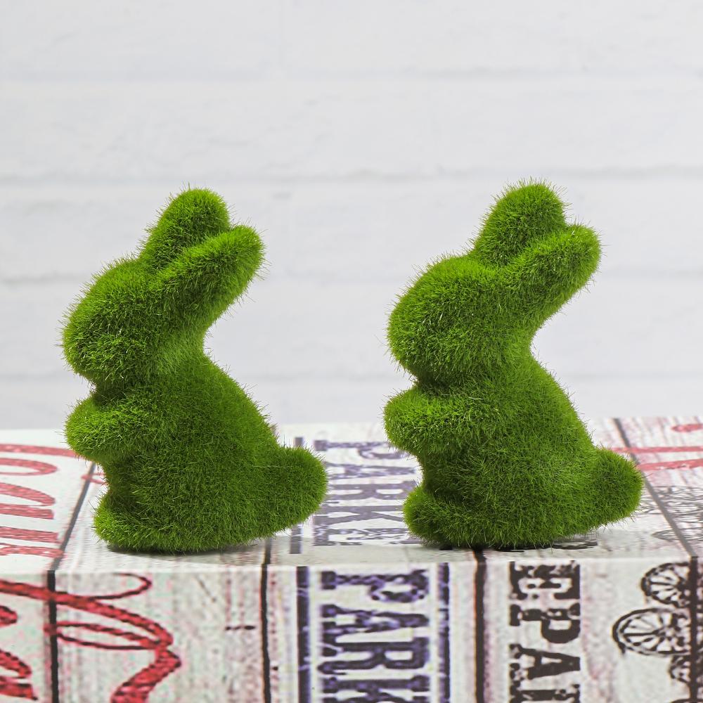 Товары для праздника, лучший подарок, зеленый кролик, счастливые пасхальные украшения, пасхальный кролик, украшение для дома