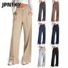 Женские модные повседневные брюки и капри JPNTKY однотонные с принтом