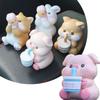 New Car Fun Decorations Cute Rabbit Panda Dog Shape Hanging Car Interior Dashboard Centre Console Decorative Accessories
