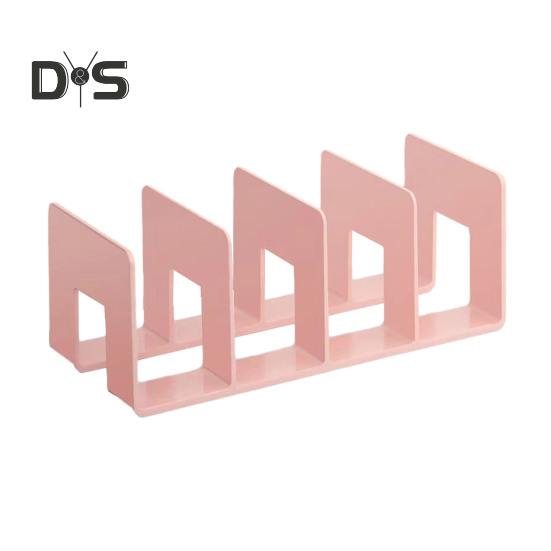 Настольный органайзер Boodend для хранения книг, подставка с 4 вертикальными отделениями, пластиковая полка-сортировщик файлов для книг и журналов