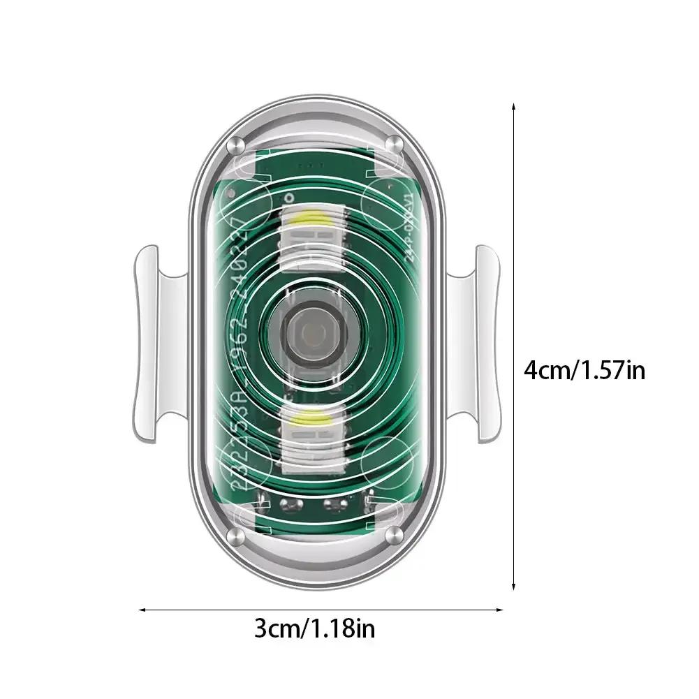 LED Strobe Light Wireless Remote Control for Motorcycle Car Bike Scooter Anti-collision Warning Lamp Flash Indicator Waterproof