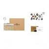 COACH Coated Canvas Leather Card Holder Clutch Card Holder Mini Women's White Khaki (Unisex) Card Holders 88208 IMDQC