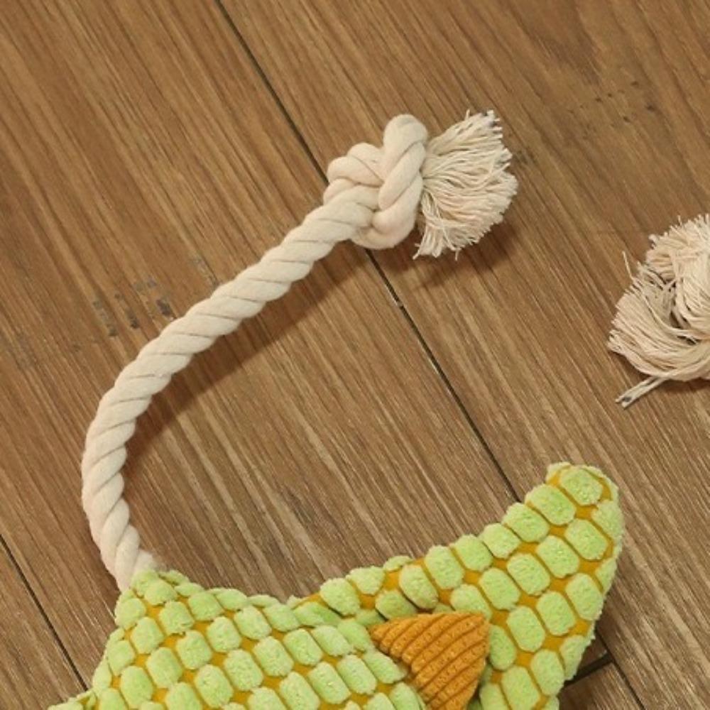 Bite Resistant Dog Plush Toy Interactive Dog Chew Toy Funny Squeaky Toy  Relieve Boredom