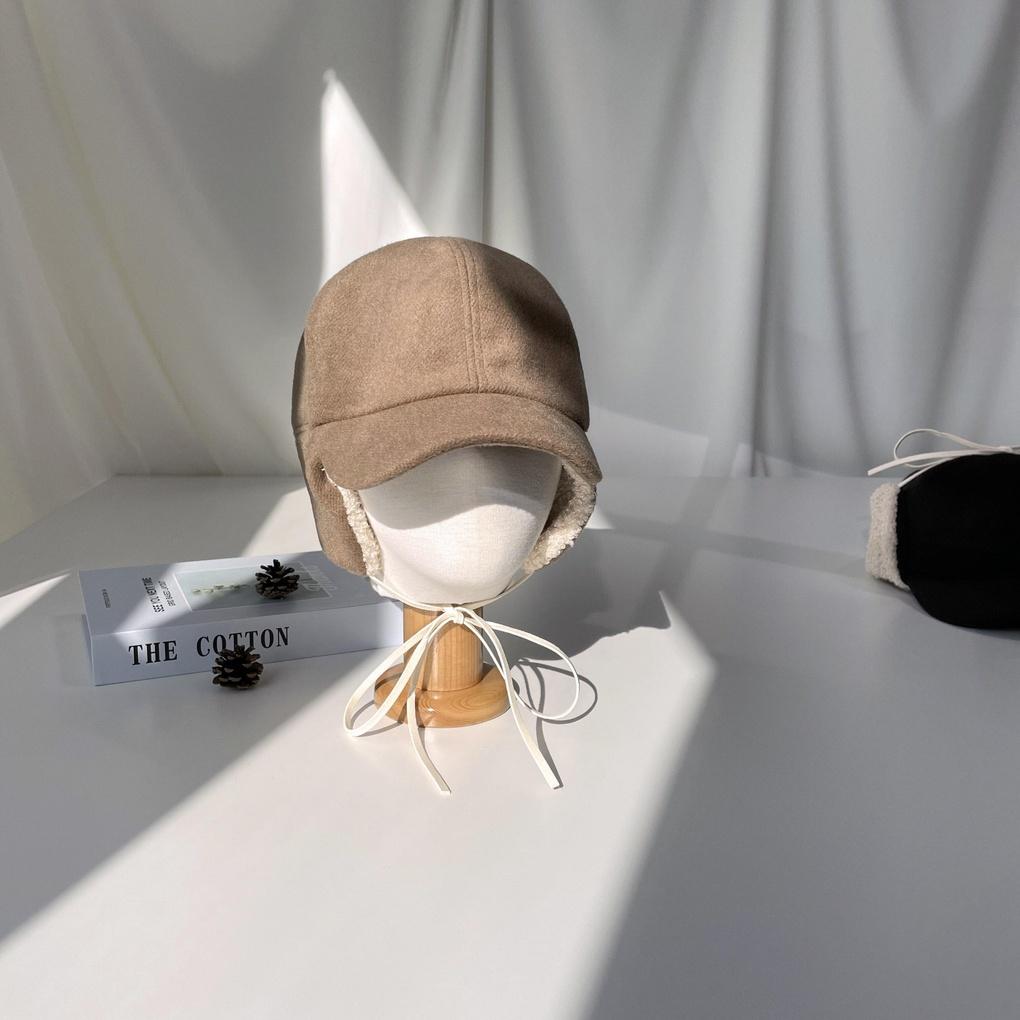 Unisex Basic Daily Baseball Cap with Earflap