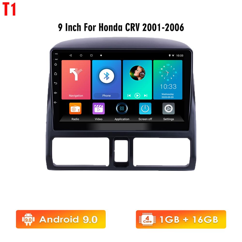 icreative Автомобильная стереосистема 2 Din Android для Honda CRV CR-V 2001-2006, автомобильное радио, мультимедийный плеер, навигация, WIFI, FM BT, GPS, автомагнитола, головное устройство