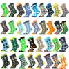 Men Big Size Crew Socks Harajuku Alien Sheep Avocado Fox Sokken Unisex Skateboard Divertidos Happy Design Hip Hop Funny Socks