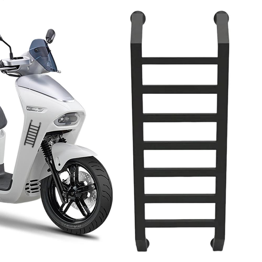 Decal For Car Adhesive No-Drill Decoration Car Exterior 3D Ladder Shape Decal For Bumper Hood Door Commuting Travel Family