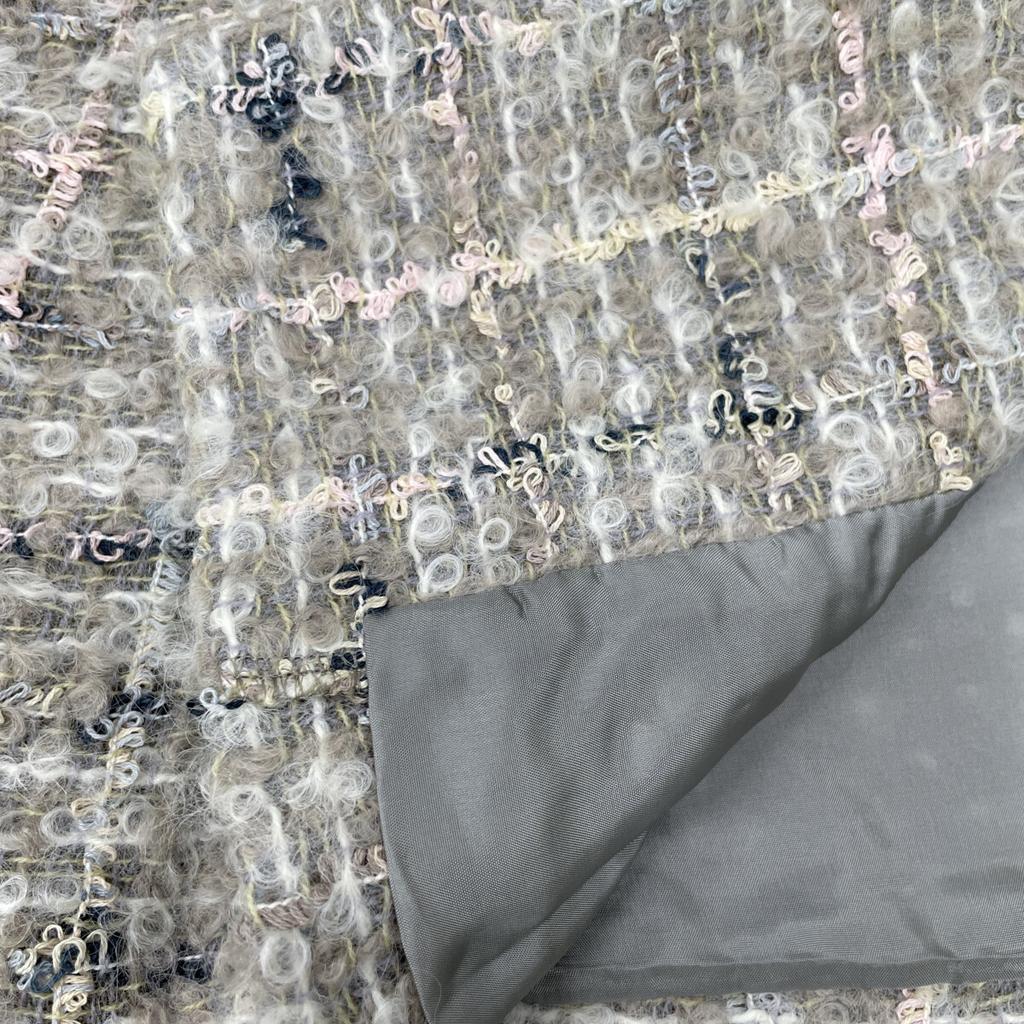 JURGEN LEHL J0144FJ632 24AW Gray Kasuri Roof Tweet Jacket Jacket M grayUsed