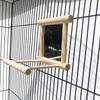 Деревянные подвесные зеркала для домашних животных, забавные клетки для попугаев, стоячие шесты, игрушки для попугаев корелл, игрушки для маленьких птиц, аксессуары для попугаев