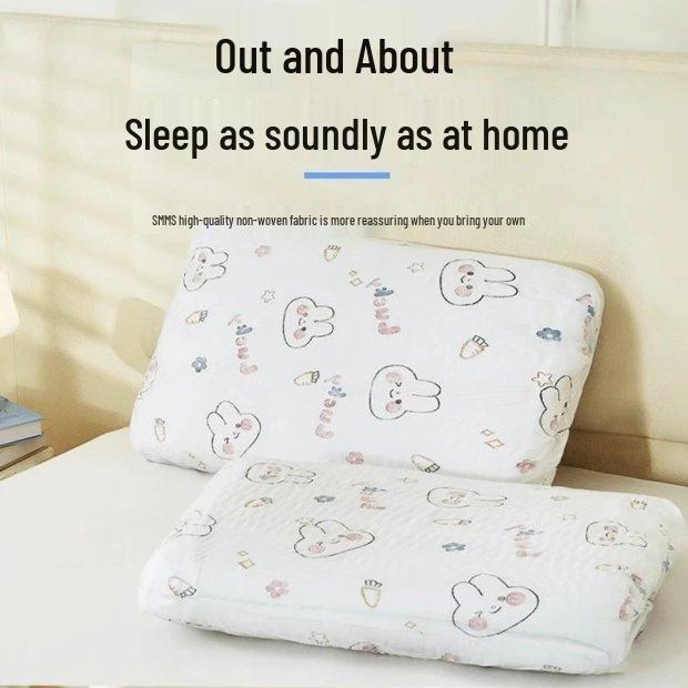 Утолщенная одноразовая наволочка для путешествий для двойного или одинарного использования - Защита от загрязнений, Идеально подходит для постельного белья в поезде и отеле