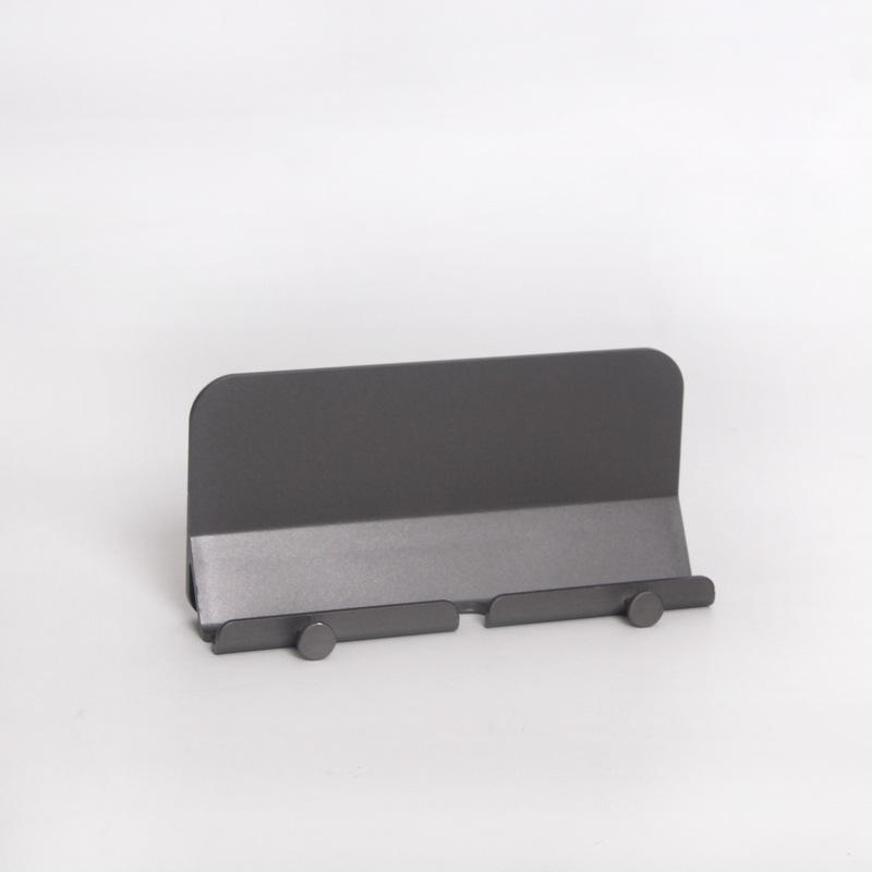 Wall Mount Mobile Phone Bracket Holder Punch-Free Self Adhesive Wall Storage Shelf Toilet Kitchen Pasted Wall Phone Tablet Stand